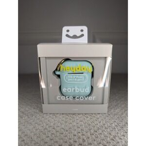 Heyday Earbud Case Cover & Clip Spring Teal Silicone Fits AirPods Gen 1 & 2 NWT